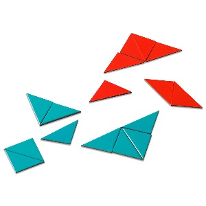 [체험용] 삼각형 16조각으로 칠교만들기 10세트